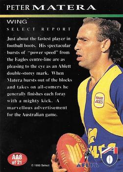 1995 Select AFL - All-Australian Team #AA8 Peter Matera Back